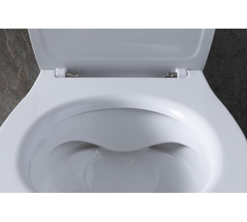 Чаша приставного унитаза Allen Brau Fantasy 4.11007.20 белый глянец