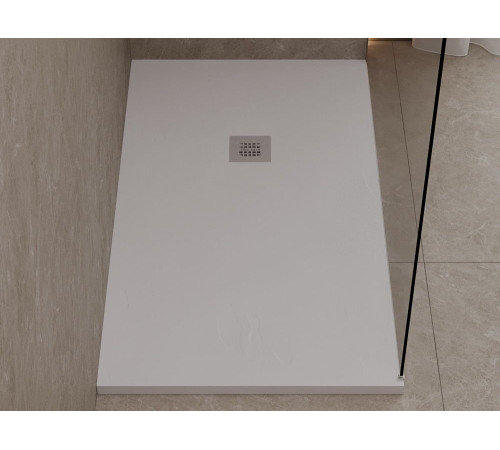 Душевой поддон Allen Brau Priority 90x80 8.31001-21 белый камень