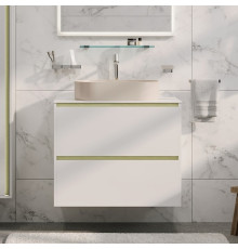 Тумба под раковину Allen Brau Activity 90 1.34013.WM белый матовый/олива браш