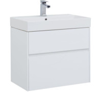 Тумба с раковиной Aquanet Бруклин 70 белый