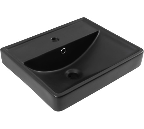 Раковина Aquanet Ирис 50 черная матовая