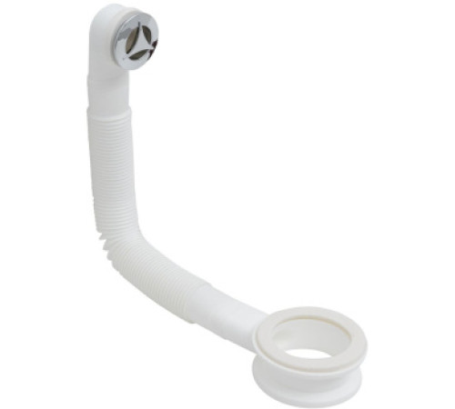 Слив-перелив для литьевых раковин Aquanet хром