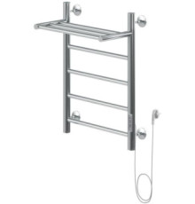 Полотенцесушитель электрический Aquanet Mauro 60х50 Тэн справа , с полкой