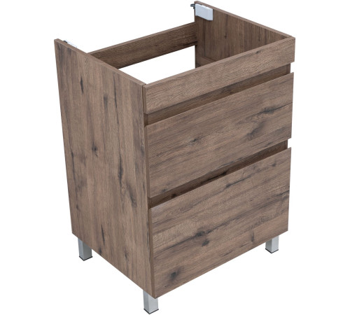 Тумба под раковину Aquanet Нота New 60 напольная, дуб веллингтон табак