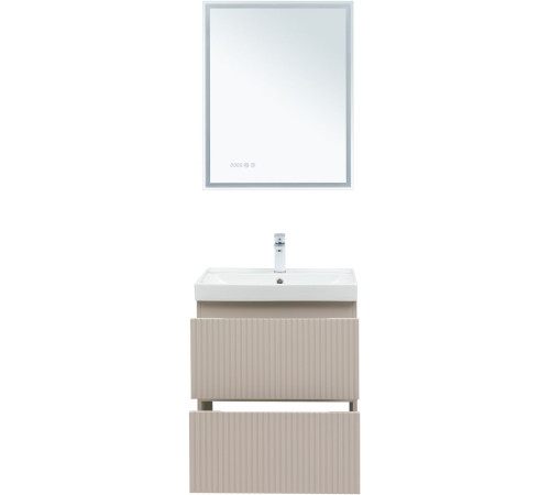 Тумба под раковину Aquanet Джейн (Flat) 60 бежевый