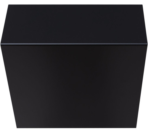Полка Aquanet Магнум 25x25 черная матовая, квадрат