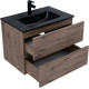 Тумба под раковину Aquanet Алвита New 70 2 ящика, дуб веллингтон табак