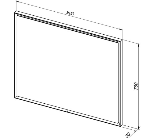 Зеркало Allen Brau Activity 90 1.340028.PGM платина матовый