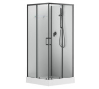 Душевая кабина Aquanet Passion EVO S Black 90x90