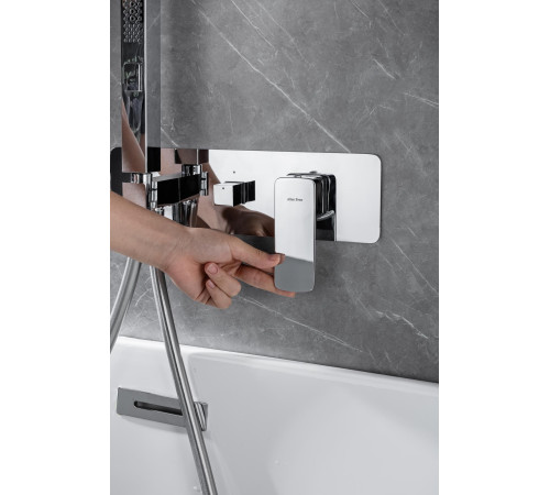 Смеситель для ванны с душем Allen Brau Infinity 5.21007-00 (с внутренней частью) хром