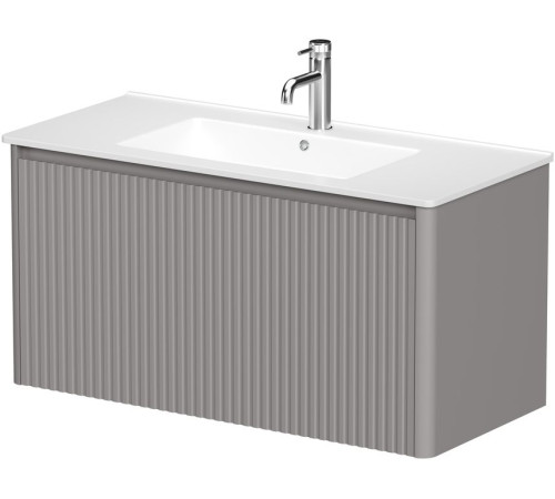 Тумба под раковину Allen Brau Gravity 100 1.370018.PGM платина матовый