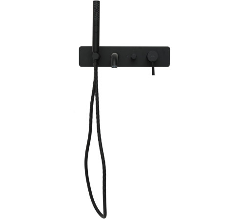 Смеситель для ванны с душем Allen Brau Priority 5.31006-31 (с внутренней частью) черный матовый