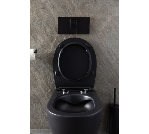 Чаша подвесного унитаза Allen Brau Reality 4.32006.31 черный матовый
