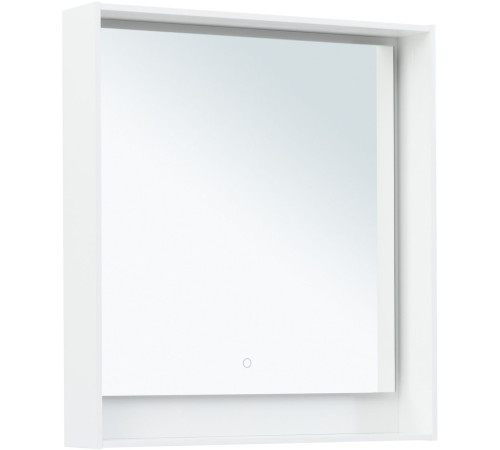 Зеркало Aquanet Милан 80 белый глянец