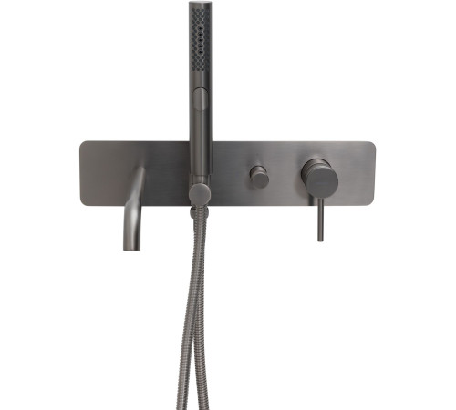 Смеситель для ванны Allen Brau Priority 5.31A05-MG (с внутренней частью) графит браш