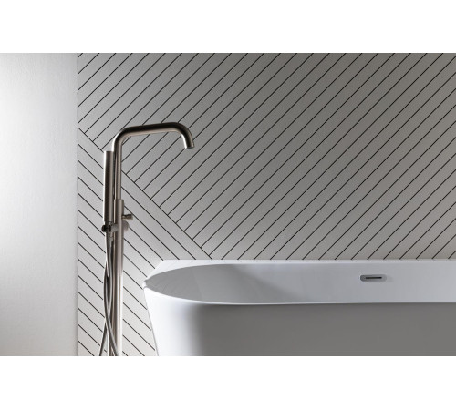 Смеситель для ванны Allen Brau Priority 5.31008-BN (с внутренней частью) никель браш