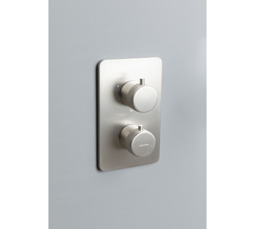 Душевой комплект Allen Brau Priority 5.31014-BN (с внутренней частью, 3 выхода) никель браш