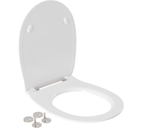 Крышка-сиденье для унитаза Allen Brau Fantasy Smartfix, Soft-Close 4.11005.20 белый глянец