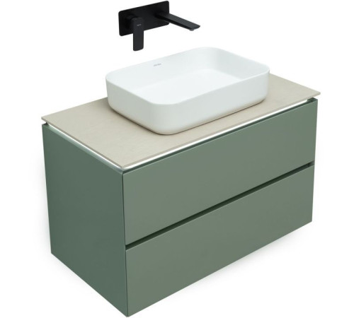 Тумба под раковину Allen Brau Infinity 85 1.21001.CGM олива матовый