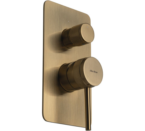 Смеситель для ванны Allen Brau Priority 5.31011-GB (с внутренней частью, 2 выхода) золото