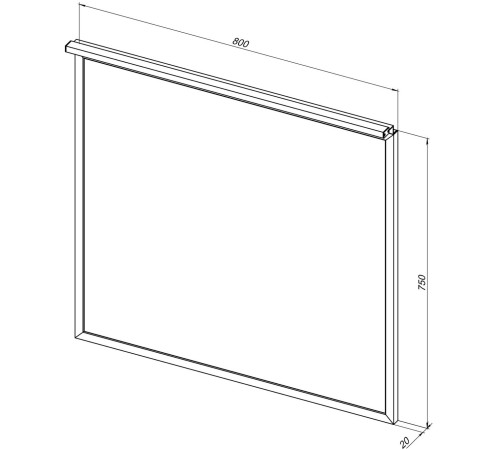 Зеркало Allen Brau Priority 80 1.31015.BB черный браш