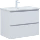 Тумба под раковину Aquanet Эмбер 80 белый матовый