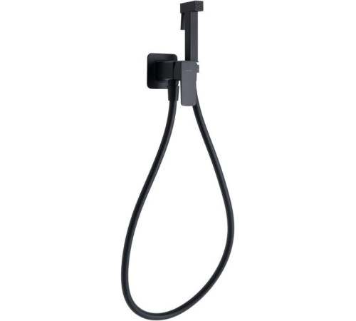 Смеситель с гигиеническим душем Allen Brau Infinity 5.21005-31 (с внутренней частью) черный матовый