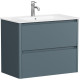Тумба под раковину Allen Brau Gravity 80 1.370009.BGM синий матовый