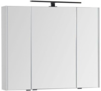 Зеркальный шкаф Aquanet Латина 90 белый