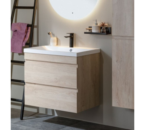Тумба под раковину Aquanet Нота New 100 дуб светлый