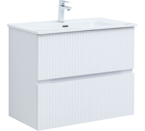Тумба под раковину Aquanet Джейн 80 белый матовый
