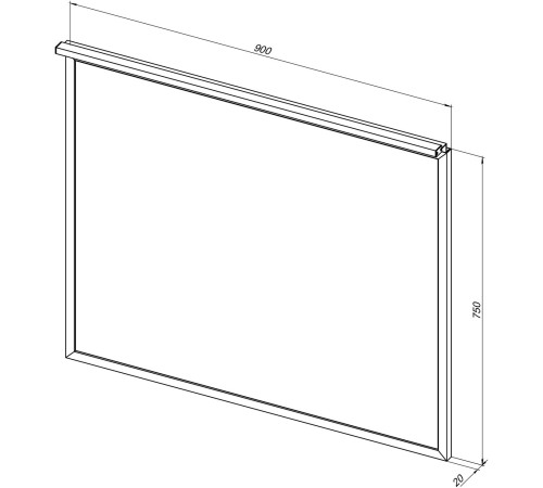 Зеркало Allen Brau Priority 90 1.31016.BB черный браш