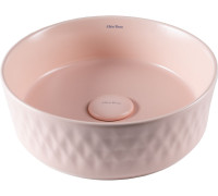 Раковина накладная Allen Brau Fantasy Romb 36 4.11033.SM розовый