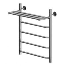 Полотенцесушитель водяной Aquanet Fiona с полкой 600x400, хром