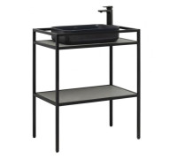 Консоль под раковину Allen Brau Liberty 75 1.33002.BB черный браш