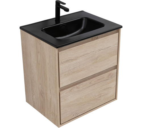 Тумба под раковину Aquanet Милан 60 дуб светлый