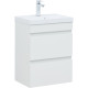 Тумба под раковину Aquanet Нота New 50 белый глянец