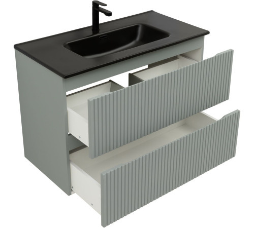 Тумба под раковину Aquanet Джейн (Flat) 90 мисти грин