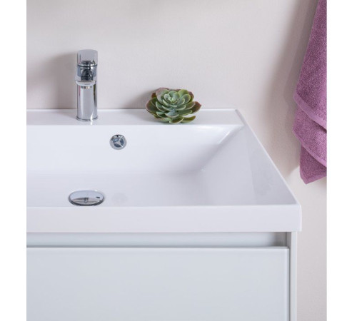 Тумба под раковину Aquanet Гласс 90 белый