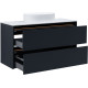 Тумба под раковину Allen Brau Activity 120 1.34007.AM антрацит матовый/черный браш