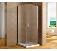 Душевой уголок Aquanet Cinetic 90х80,прозрачное стекло (AE12-N-90H190U-CT + AE12-F-80H190U-CT)