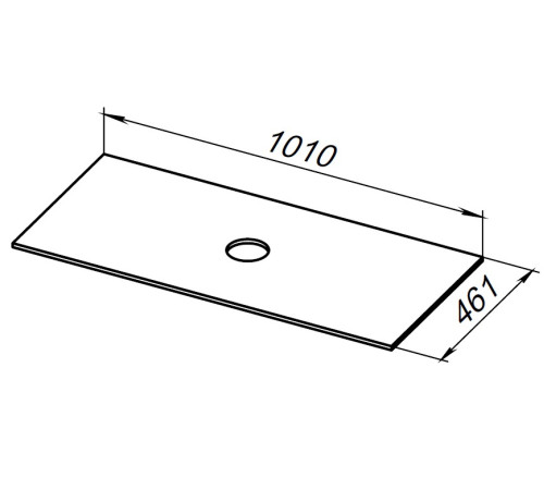 Столешница Allen Brau Reality 100 1.32025.B-S бежевый структ