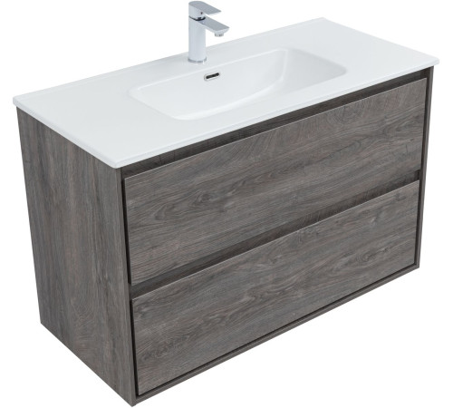 Тумба под раковину Aquanet Милан 100 дуб рошелье