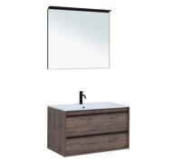 Мебель для ванной Aquanet Lino 90 Дуб Веллингтон