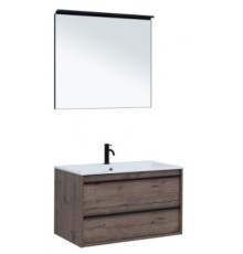 Мебель для ванной Aquanet Lino 90 Дуб Веллингтон