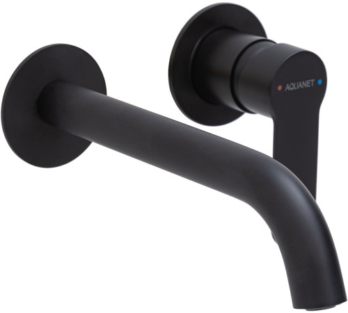 Смеситель для раковины Aquanet Passion черный матовый