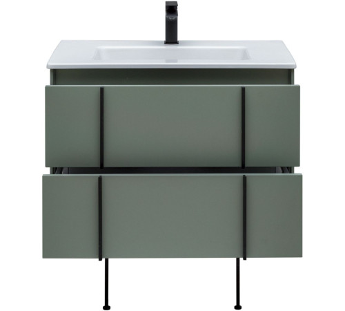 Тумба под раковину Allen Brau Reality 80 1.32005.CGM олива матовый