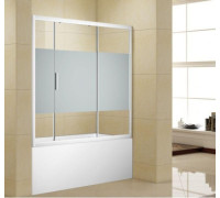 Шторка на ванну Aquanet Practic AE10-B-160H150U-CP, прозрачное стекло