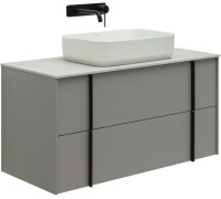 Тумба под раковину Allen Brau Reality 100 1.32007.PGM платина матовый