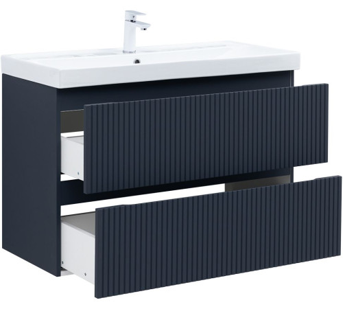 Тумба под раковину Aquanet Джейн (Flat) 100 маренго